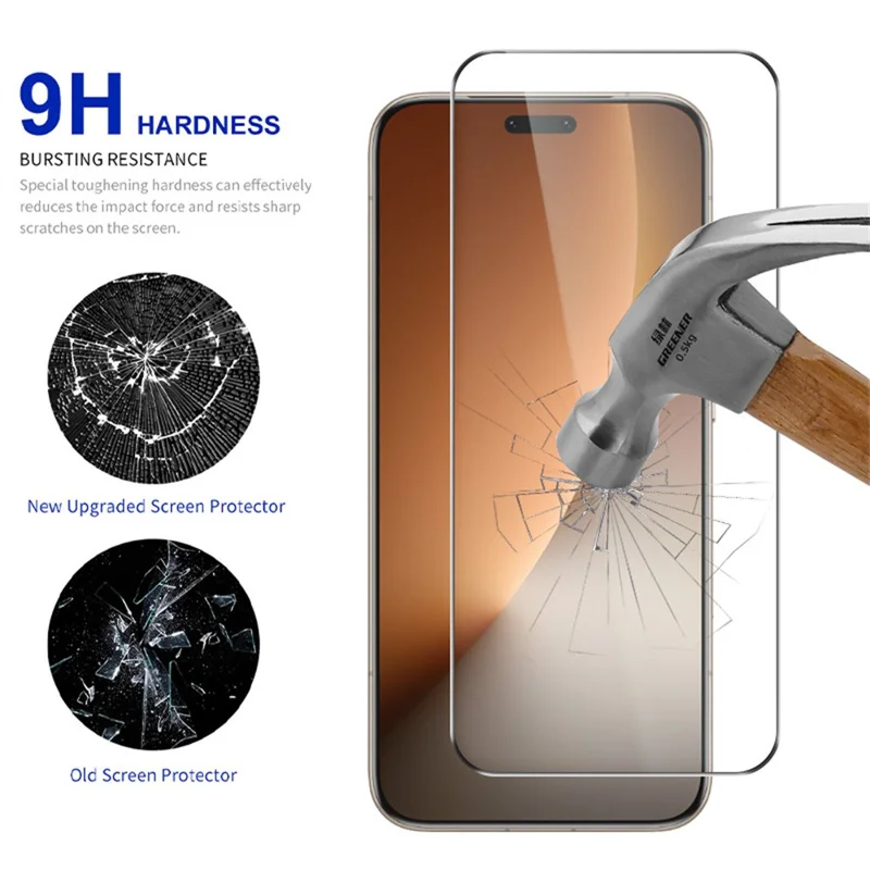 RURIHAI For Honor Magic8 Pro 5G Vollbild-Schutzfolie Vollkleber 3D Gebogene Vollbildfolie (Unterstützt Entsperrung per Fingerabdruck)