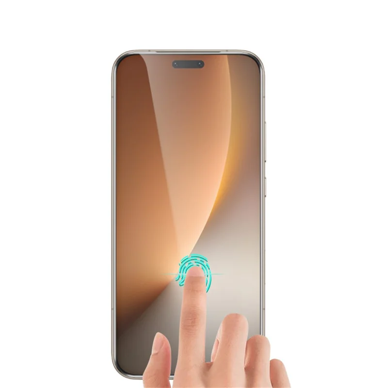 RURIHAI For Honor Magic8 Pro 5G Vollbild-Schutzfolie Vollkleber 3D Gebogene Vollbildfolie (Unterstützt Entsperrung per Fingerabdruck)