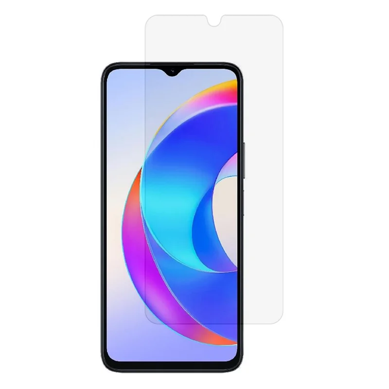 For Honor X5c Plus 4G Screen Protector Full Glue High Aluminium Silicon Glass Film 2.5D Arc Edge (NOT Complete Covering)