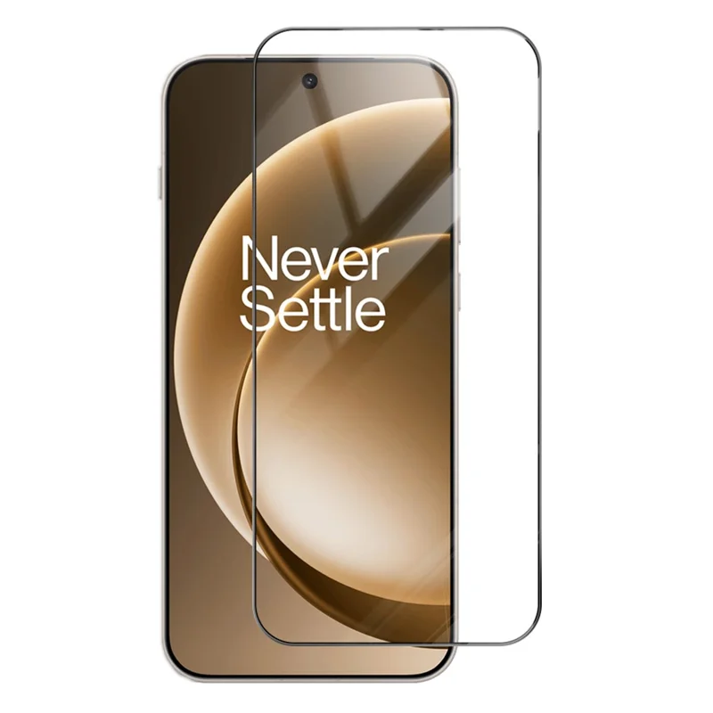 RURIHAI Para OnePlus 15 5G Protector de pantalla completo con pegamento Película de vidrio de silicio de aluminio de alta calidad, desbloqueo de huella dactilar ultrasónico