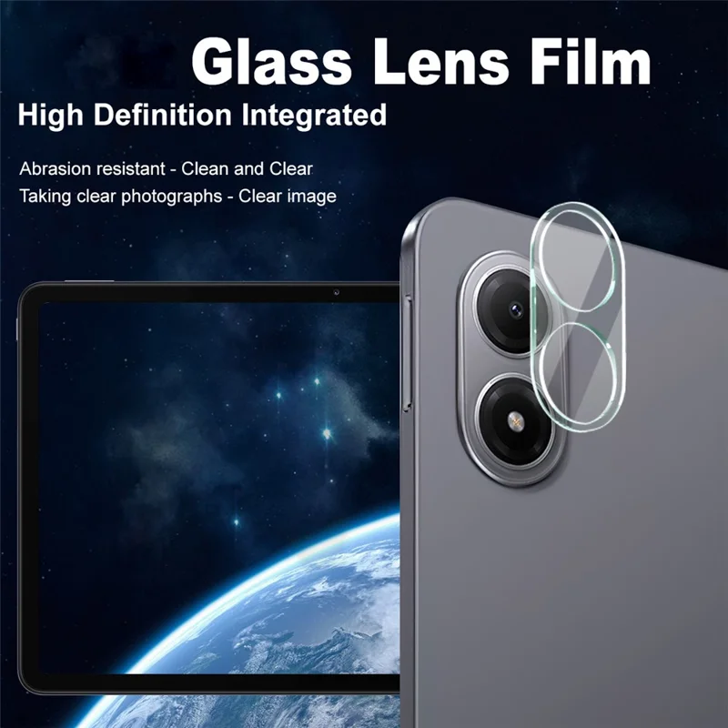 IMAK For Xiaomi Redmi Pad 2 Pro Tempered Glass Full Coverage Camera Lens Protector + Acrylic Lens Cap