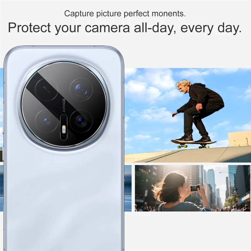 IMAK For Honor Magic8 Pro 5G Full Coverage Camera Lens Protector Slim Tempered Glass Lens Film