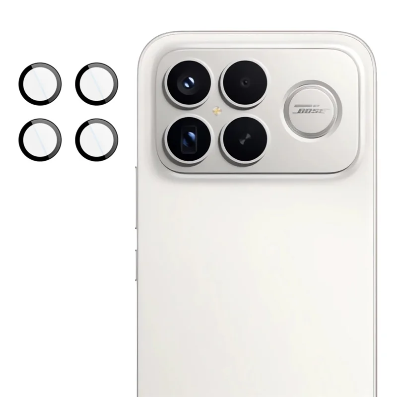 IMAK Pour Xiaomi Redmi K90 Pro Max 5G Protecteur d'Objectif en Verre Trempé avec Cadre d'Alignement Automatique (Version Réduite)