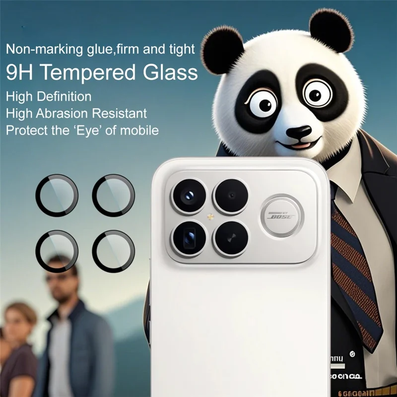 IMAK Pour Xiaomi Redmi K90 Pro Max 5G Protecteur d'Objectif en Verre Trempé avec Cadre d'Alignement Automatique (Version Réduite)