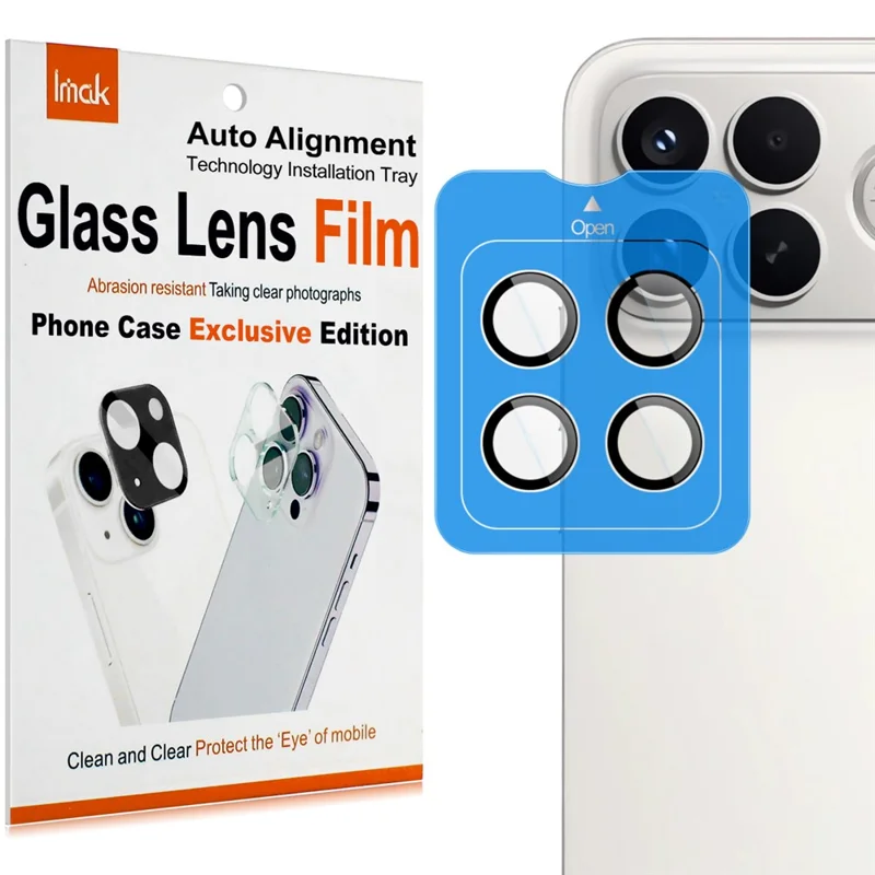 IMAK Pour Xiaomi Redmi K90 Pro Max 5G Protecteur d'Objectif en Verre Trempé avec Cadre d'Alignement Automatique (Version Réduite)
