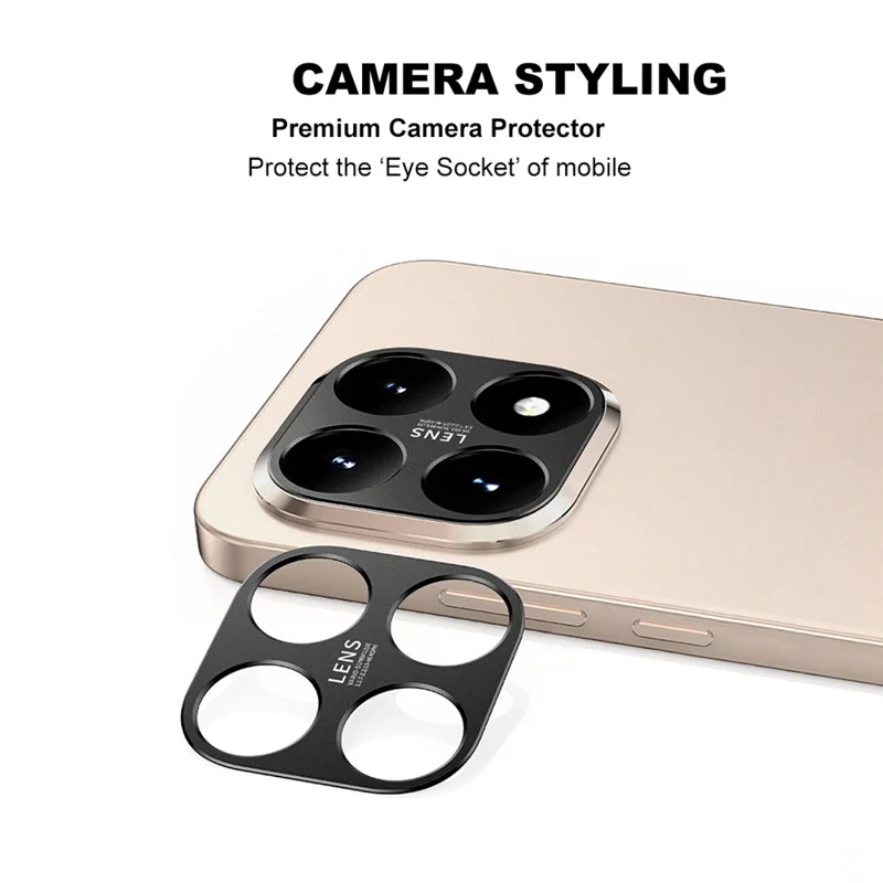 IMAK Para Xiaomi 15T Protetor de Lente de Câmera de Metal Capa Protetora de Lente