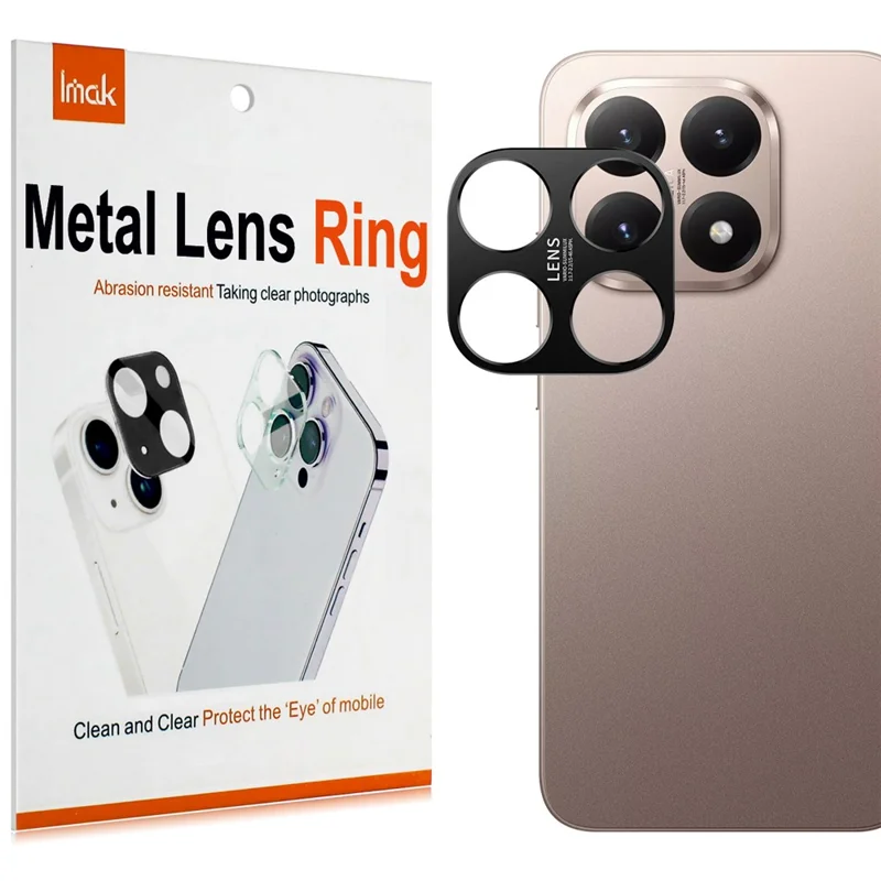 IMAK Para Xiaomi 15T Protetor de Lente de Câmera de Metal Capa Protetora de Lente