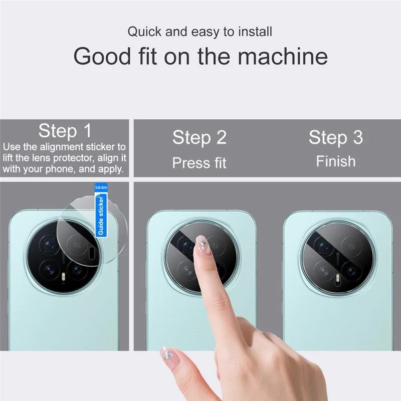 IMAK For Honor Magic8 5G Full Coverage Camera Lens Protector Slim Tempered Glass Lens Film