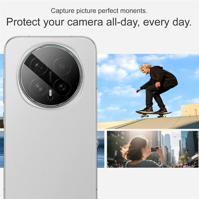 IMAK For Honor Magic8 5G Full Coverage Camera Lens Protector Slim Tempered Glass Lens Film