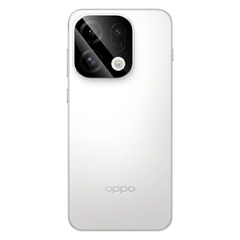 RURIHAI Para Oppo Find X9 Pro 5G Protector de Lente de Cámara Vidrio de Silicio de Alto Aluminio, Película de Lente de Impresión de Seda, Cobertura Completa