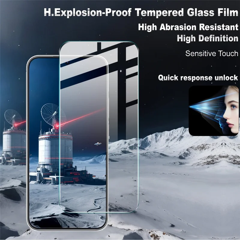 IMAK H Series For Huawei nova 14 Lite 5G Tempered Glass Screen Protector Shatter-Proof Protection (Not Complete Coverage)