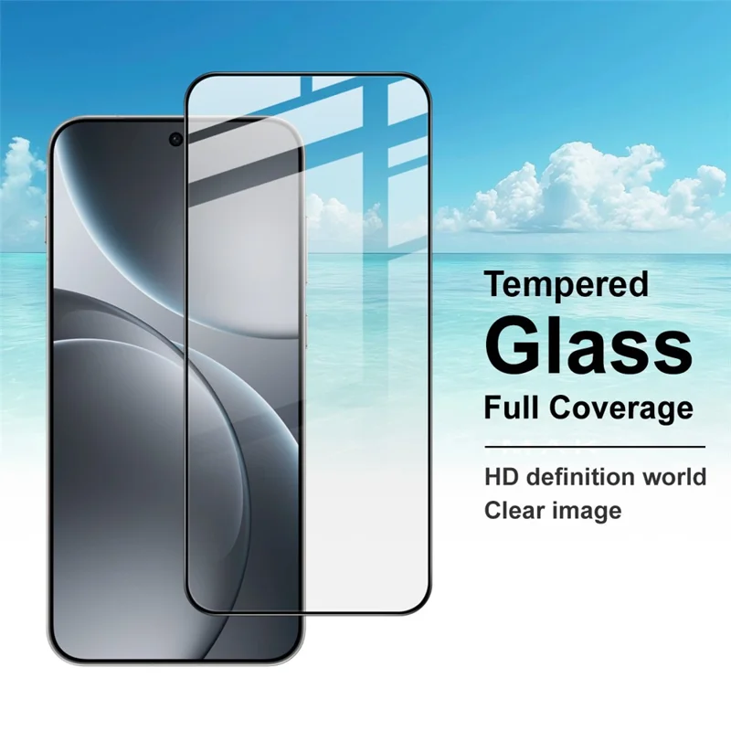 Película de Vidro Temperado de Cobertura Total IMAK Pro+ Series para Oppo Find X9 5G (Desbloqueio por Impressão Digital)