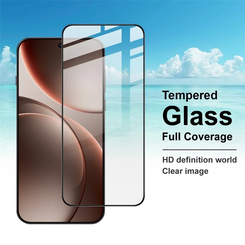 IMAK Pro+ Serie voor Oppo Find X9 Pro 5G Screen Protector Volledige Dekking Gehard Glas (Vingerafdrukontgrendeling)