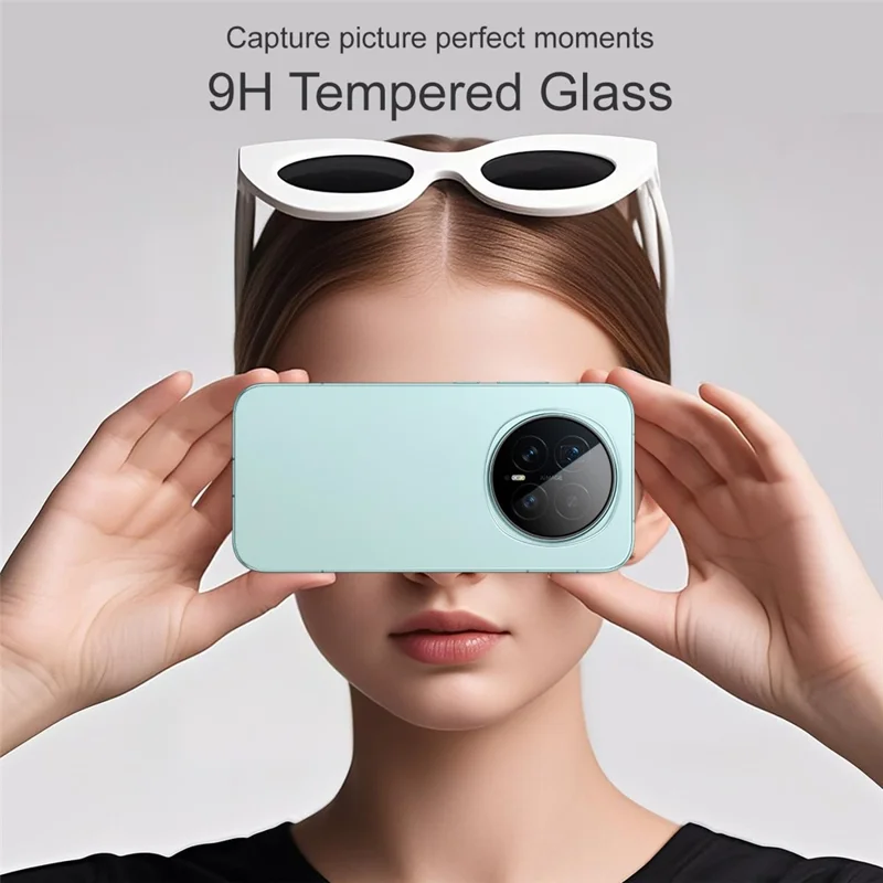 IMAK For Honor Magic8 5G Camera Lens Protector Tempered Glass Lens Film with Self Positioning Frame