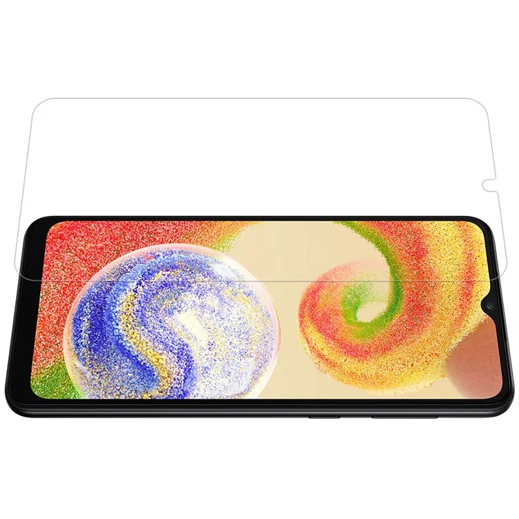 nillkin h+pro agc стеклянная стеклянная пленка для samsung galaxy a04s 4g (164,7 x 76,7 x 9,1 мм) / a04 4g (164,4 x 76,3 x 9,1 мм) / a04e 4g, ultra clear ante-explosion scrector