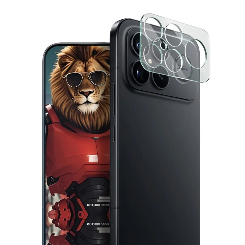 IMAK pour Xiaomi Redmi K90 Pro Max 5G Protecteur d'objectif en verre trempé + Capuchon d'objectif en acrylique