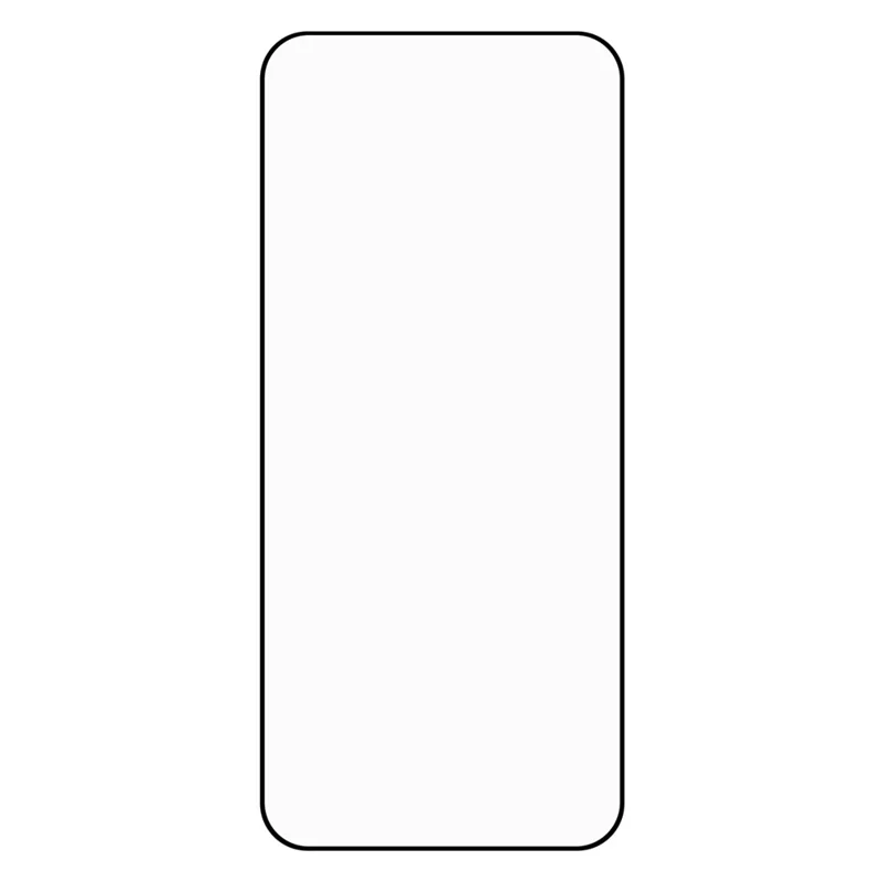 For OnePlus 15 5G Full Screen Protector Full Glue Arc Edge HD High Aluminium-silicon Glass Film with Black Silk Print Edge (Fingerprint Unlock)