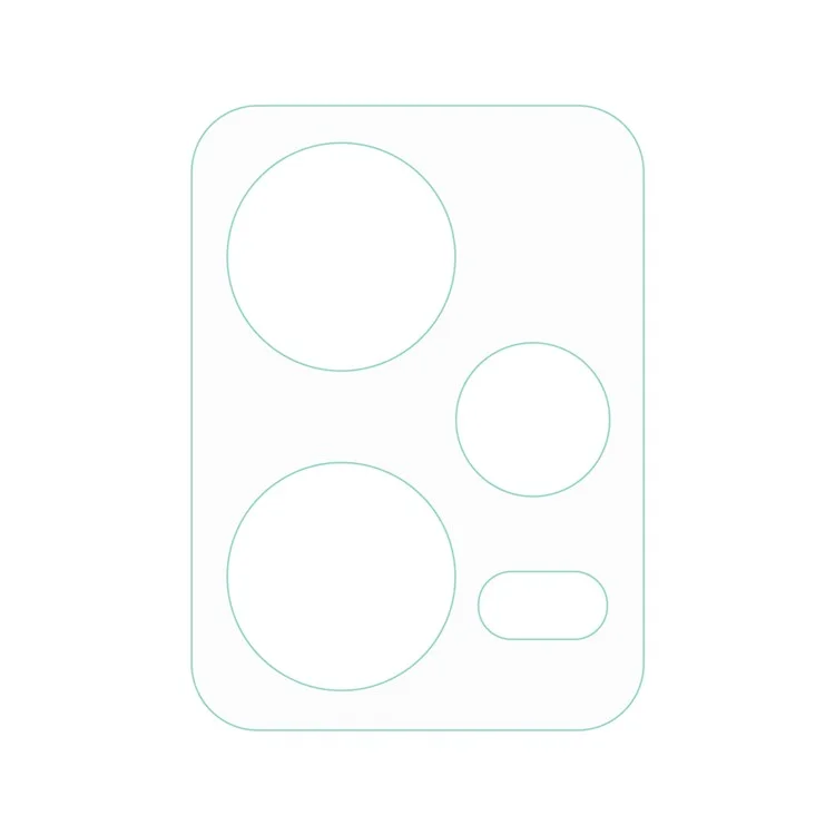 For Xiaomi Redmi Note 12 Pro 5G Corning Gorilla Glass Camera Lens Protector HD Clear 3D Arc Edges Full Coverage Scratch Resistant Lens Film