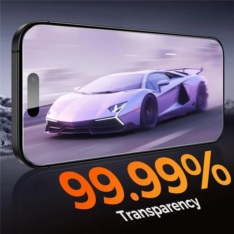 Protecteur d'écran plein écran HD pour iPhone 17 Impression de soie Bord noir Film en verre d'aluminium-silicium de haute qualité