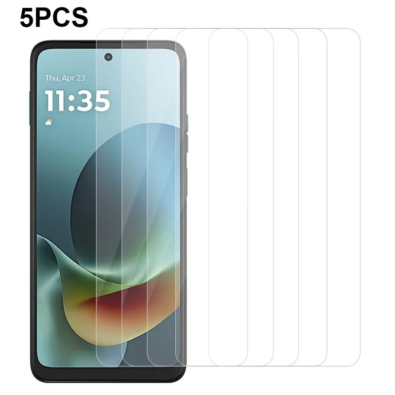5Pcs For Motorola Moto G Play (2026) 5G Front Screen Protector 0.3mm 2.5D Tempered Glass Clear Film