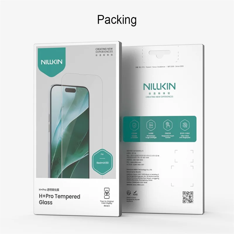 NILLKIN H+Pro for Xiaomi Redmi K90 5G / Poco F8 Pro Screen Protector 9H Anti-Scratch Tempered Glass Film