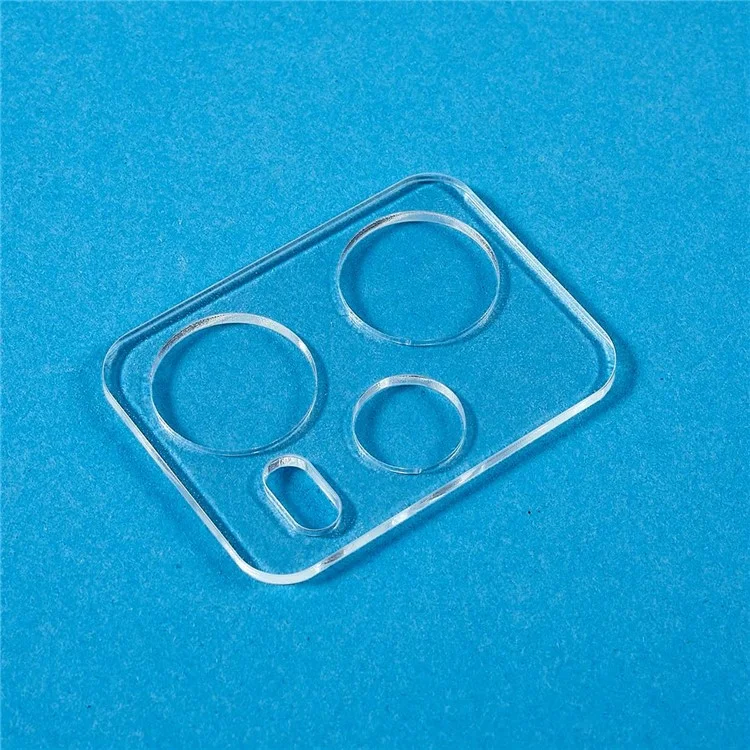 2 pezzi / set per Xiaomi Redmi Note 12 Pro 5G Protezione per lente fotocamera HD Clear Tempered Glass Rear 3D Arc Edge Pellicola protettiva per lenti di telefono