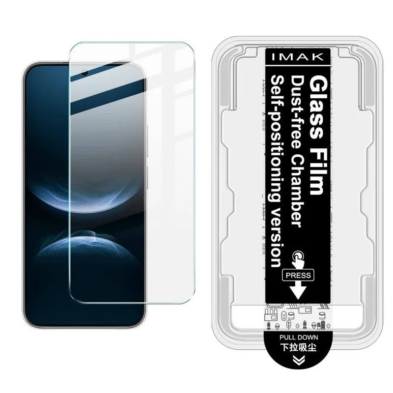 IMAK H Series For Huawei nova 14 Lite 5G Tempered Glass Screen Protector Film with Dust-free Installation Tool - Transparent