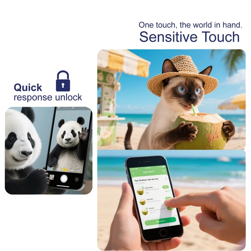 IMAK H Series per OnePlus Ace 6 5G / 15R 5G Pellicola protettiva in vetro temperato Facile installazione Film con kit di rimozione automatica della polvere (NON copertura completa) (Sblocco delle impronte digitali)