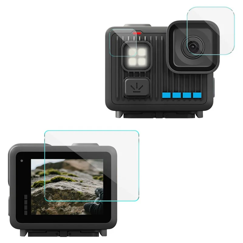 IMAK Per GoPro LIT Hero Camera Protezione Schermo in Vetro Temperato + Kit Protezione Obiettivo