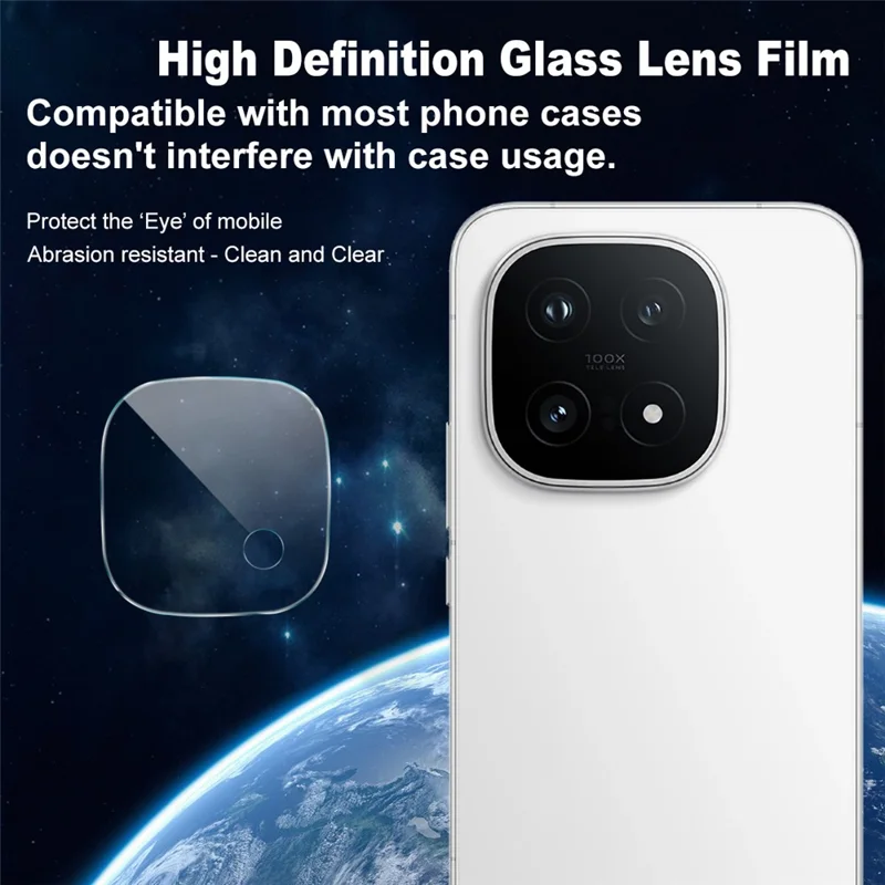 IMAK For vivo iQOO 15 5G Full Coverage Camera Lens Protector Slim Tempered Glass Lens Film