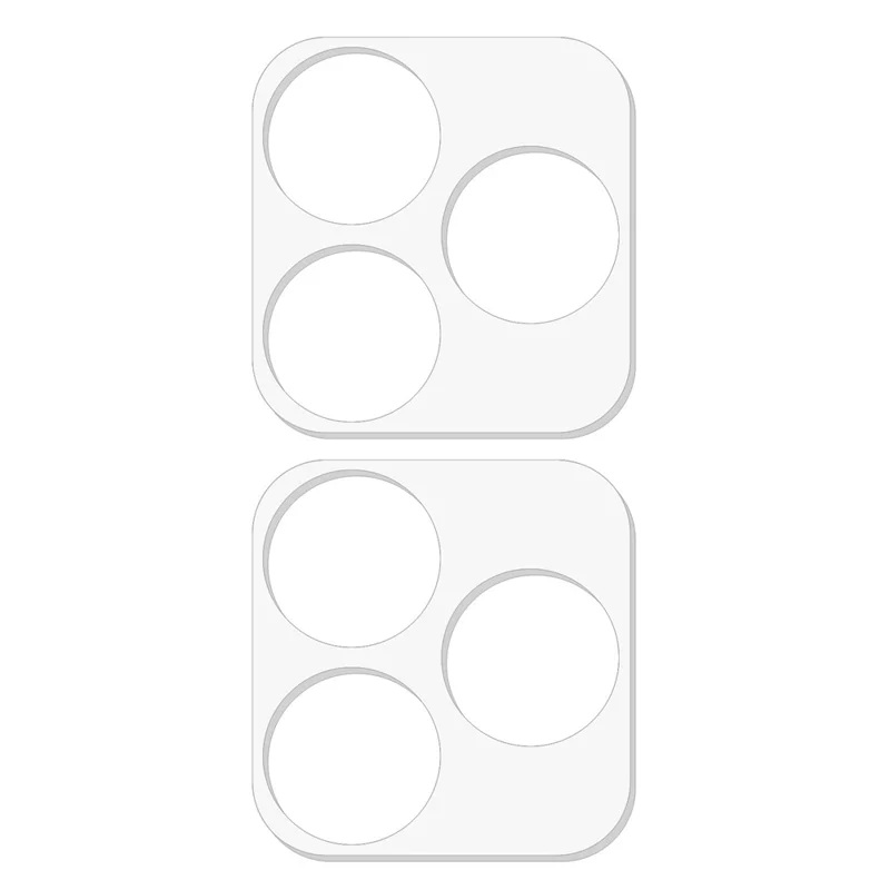 2 stk. til Honor X5c Plus 4G / X5c 4G, fuld dækning kameraobjektivbeskytter, 3D buet kant, anti-skrab, hærdet glas objektivfilm