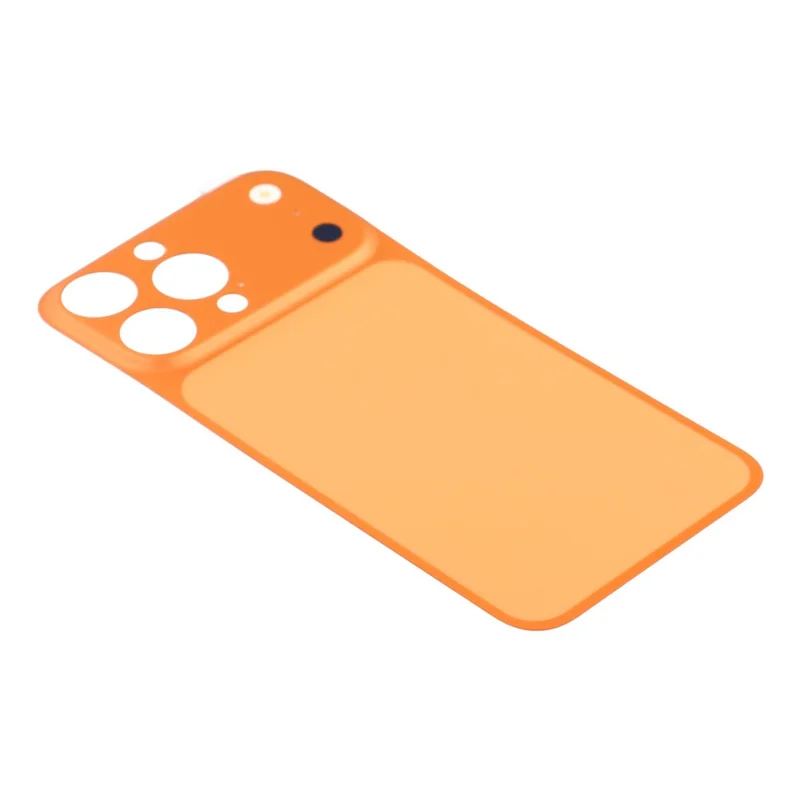 Для iPhone 16 Pro Back Cover Film Transform to 17 Pro Full Coverage PMMA Phone Back Protector - Orange