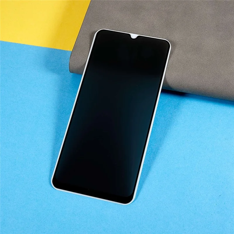 For Xiaomi Redmi 9A / 9C / 10A Privacy Screen Protector Black Edge Full Coverage Full Glue Anti-Spy Tempered Glass Silk Printing Film