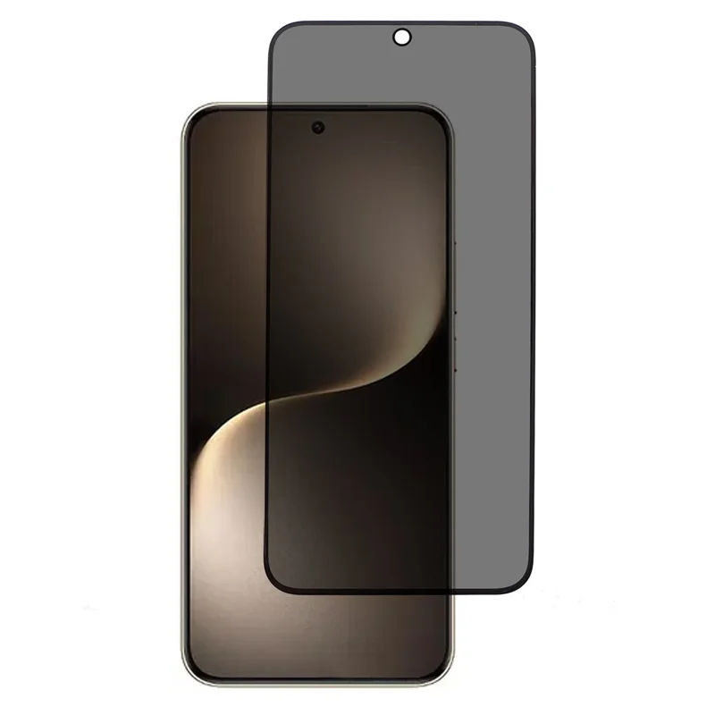 For Honor Magic8 5G Anti-Peep Tempered Glass Full Covering Silk Printing Screen Protector (No Fingerprint Unlock)