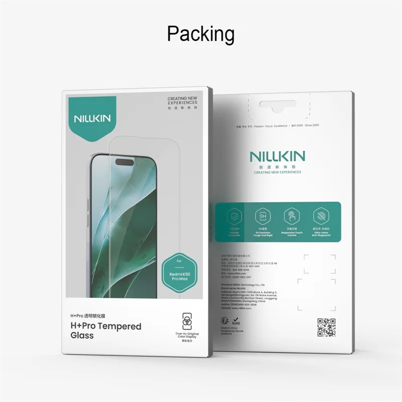 NILLKIN H+Pro for Xiaomi Redmi K90 Pro Max 5G / Poco F8 Ultra Screen Protector 9H Anti-Scratch Tempered Glass Film