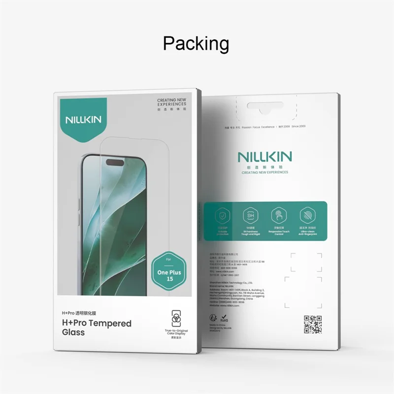 NILLKIN H+Pro for OnePlus 15 5G Screen Protector 9H Anti-Scratch Tempered Glass Film