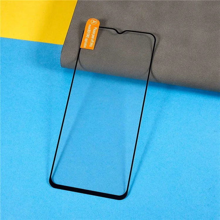 Protezione Antiesplodente per Oppo A58 5G, Vetro Temperato Full Glue Stampa Serigrafica Bordi Neri Pellicola Protettiva Full Covering
