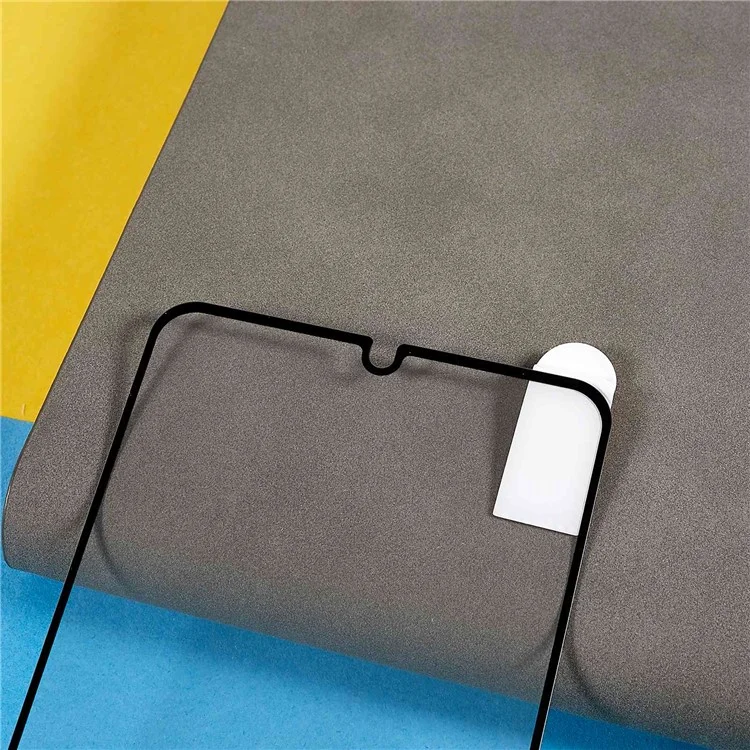 Pour ZTE Blade A72 4G Protecteur d'écran en verre trempé HD Clear Full Glue Black Edge Silk Printing Anti-explosion Film Shield