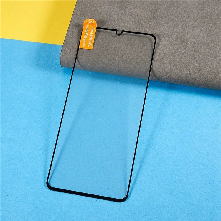 Pour ZTE Blade A72 4G Protecteur d'écran en verre trempé HD Clear Full Glue Black Edge Silk Printing Anti-explosion Film Shield