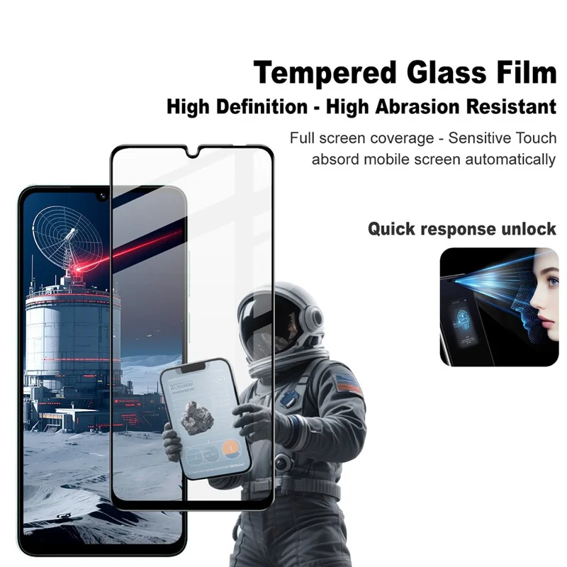 IMAK Pro+ Series For Honor X5c Plus 4G / X5c 4G Tempered Glass Full Screen Protector Sensitive Touch Film