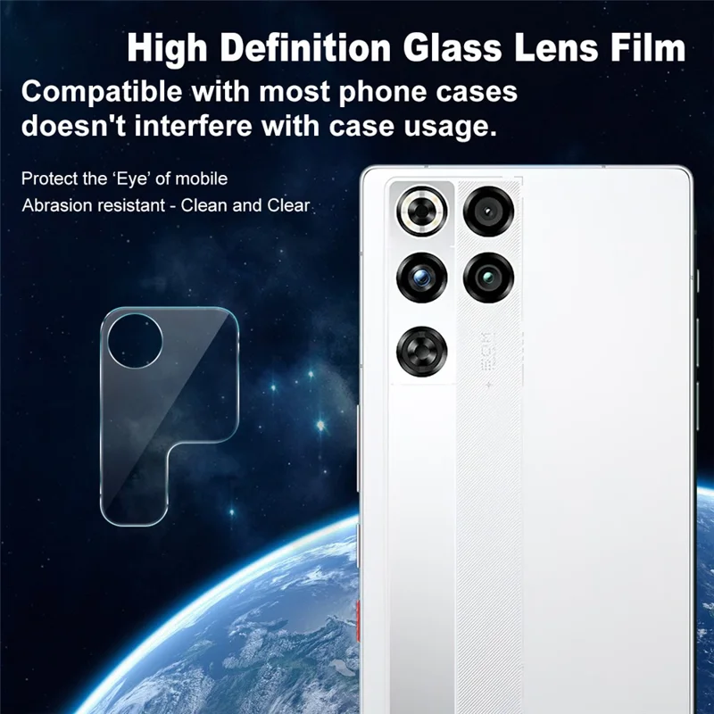 IMAK For ZTE nubia RedMagic 11 Pro 5G / 11 Pro+ 5G Full Coverage Camera Lens Protector Slim Tempered Glass Lens Film