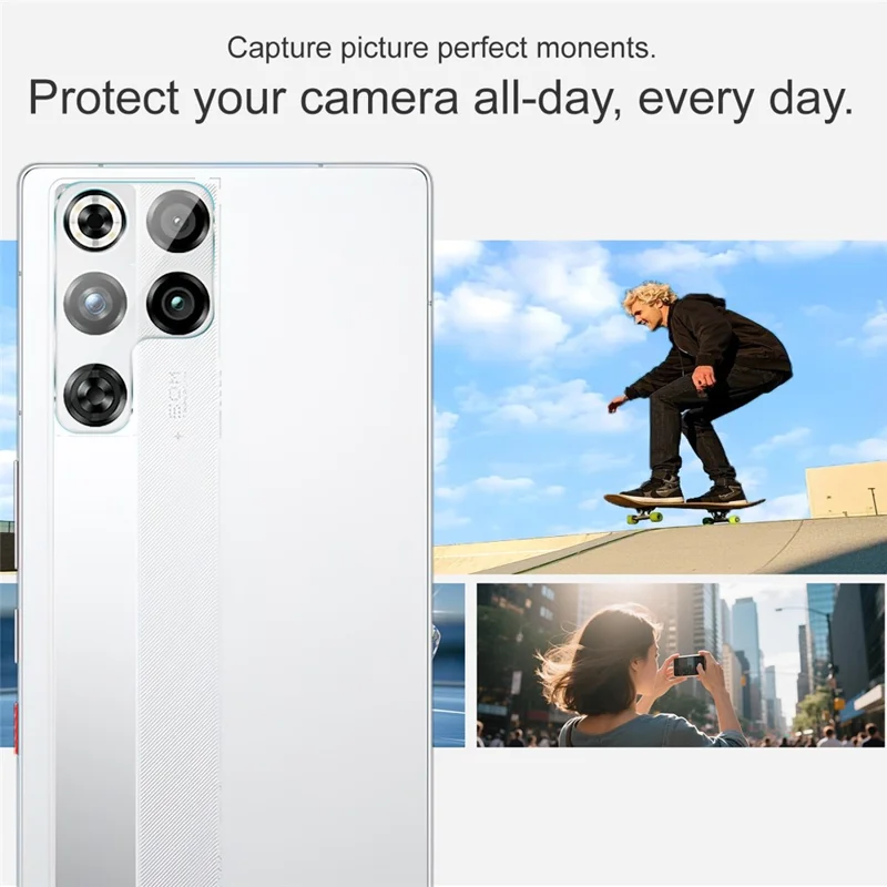 IMAK For ZTE nubia RedMagic 11 Pro 5G / 11 Pro+ 5G Full Coverage Camera Lens Protector Slim Tempered Glass Lens Film