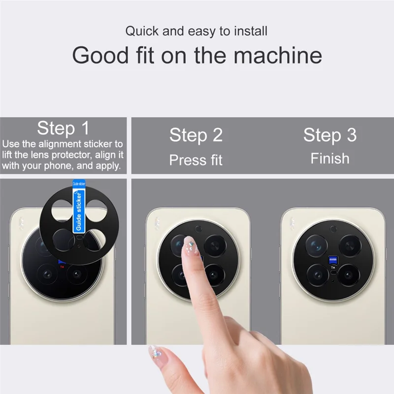 IMAK For vivo X300 Pro 5G Metal Camera Lens Protector Lens Protective Cover