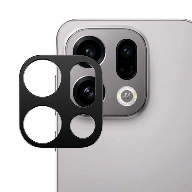 IMAK Per Oppo Find X9 5G Protezione Obiettivo Fotocamera in Metallo - Nero