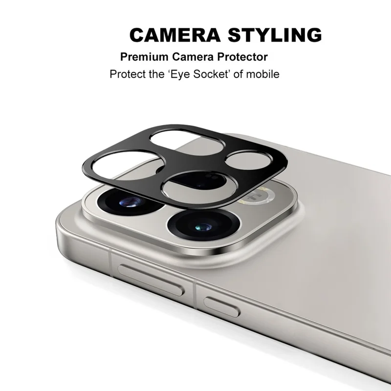 IMAK Per Oppo Find X9 5G Protezione Obiettivo Fotocamera in Metallo - Nero