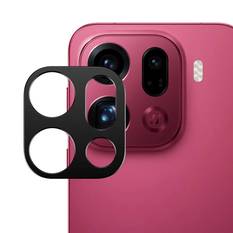 IMAK For Oppo Find X9 Pro 5G Metal Camera Lens Protector Lens Protective Cover - Black