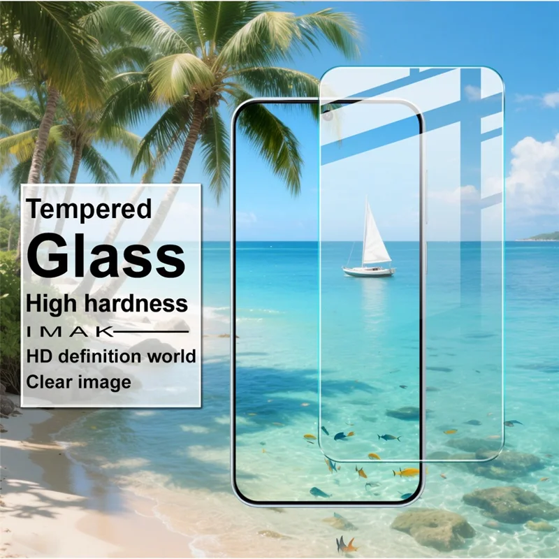 IMAK H Series For vivo X300 5G Screen Protector Tempered Glass HD Clear Film (NOT Complete Covering) (Fingerprint Unlock)