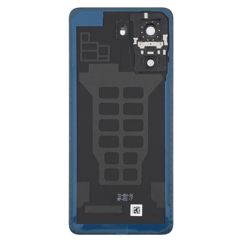 Carcasa Trasera de Batería OEM con Tapa de Lente de Anillo de Cámara para Xiaomi Poco X7 Pro 5G - Negra