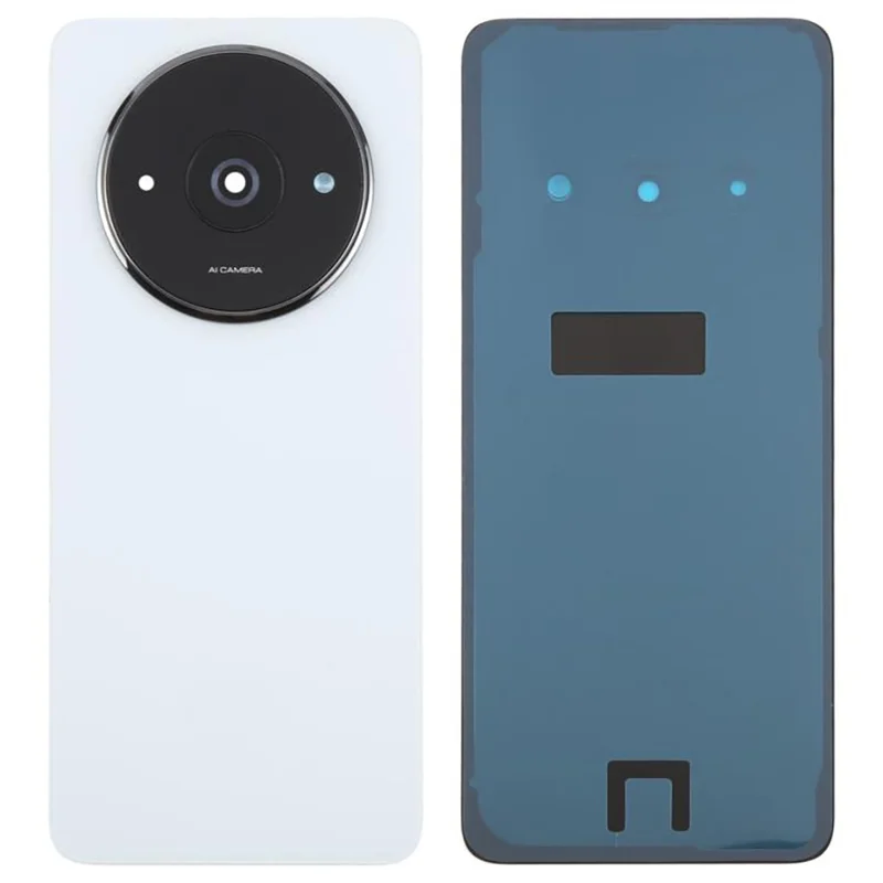 For Xiaomi Redmi A3x 4G OEM Battery Housing Back Cover with Camera Ring Lens Cover Replacement - White
