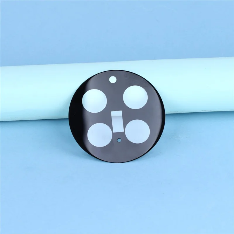 2 Unidades para vivo X300 Pro 5G Protetor de Lente da Câmara 2.5D Borda Arredondada Impressão em Seda Vidro Temperado Cobertura Total Filme para Lente Traseira